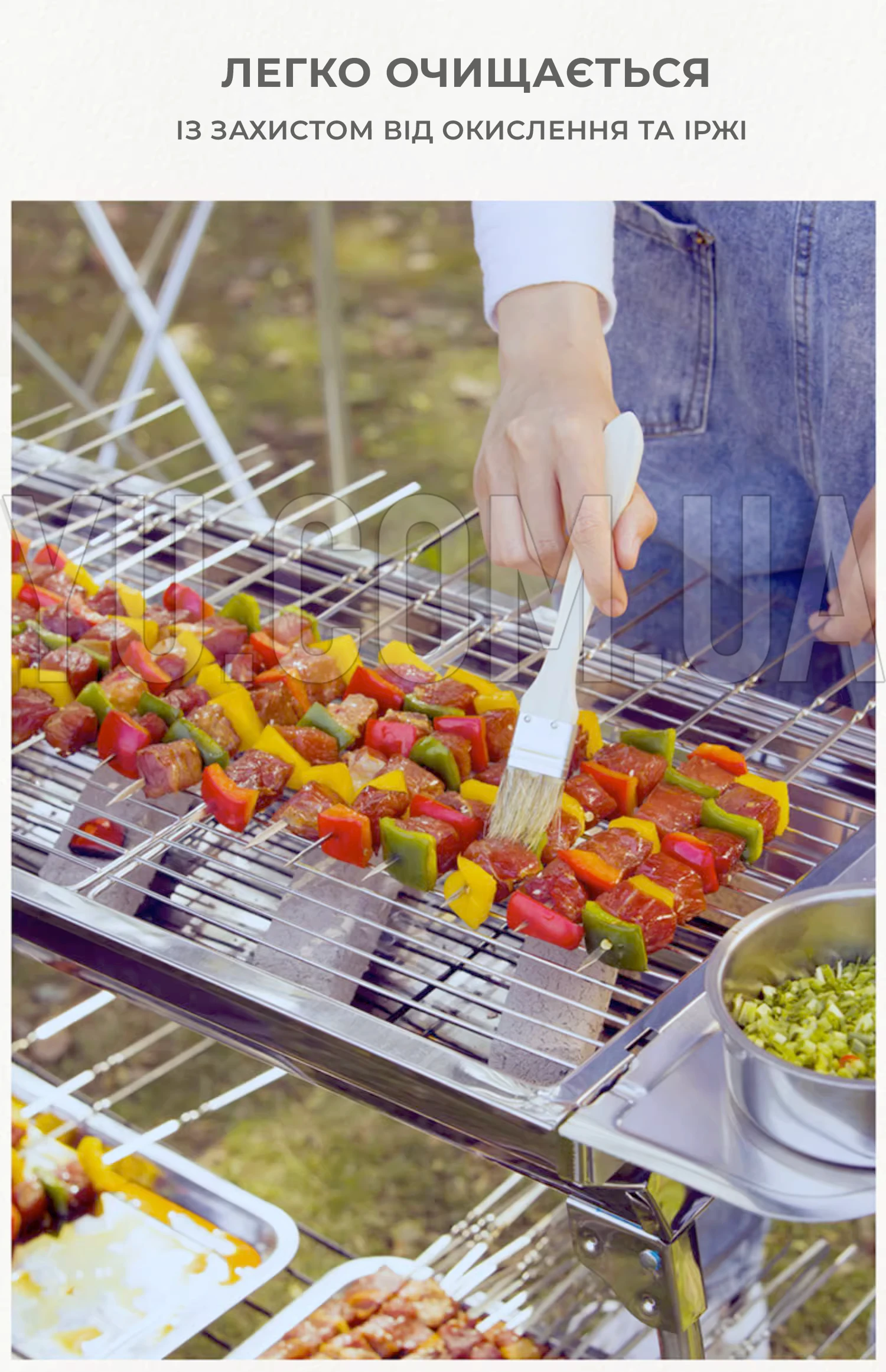 Переносной складной мангал барбекю BBQ 8006 881 CA-10